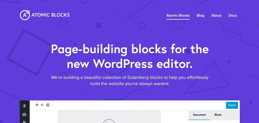 atomic blocks wordpress theme