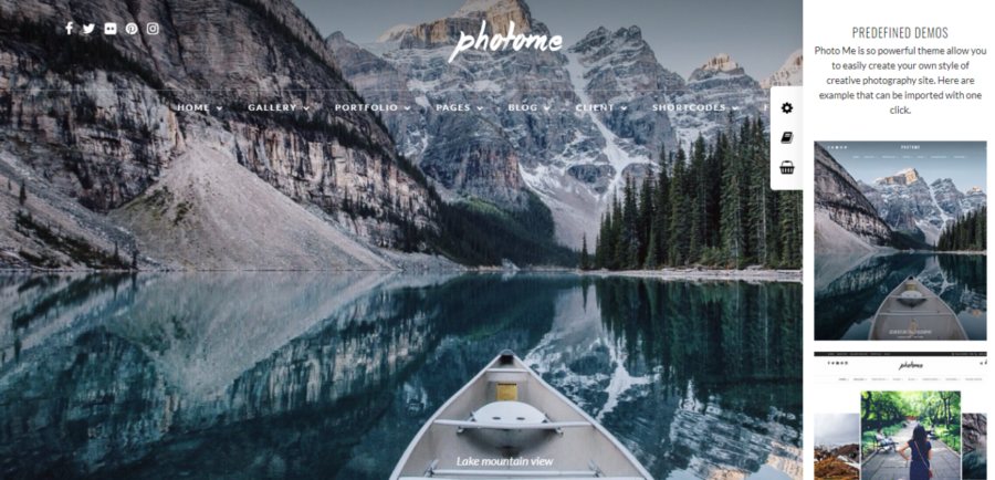 photome wordpress portfolio theme