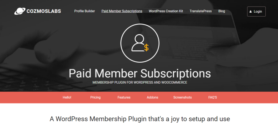 paid member subscriptions wordpress membership plugins