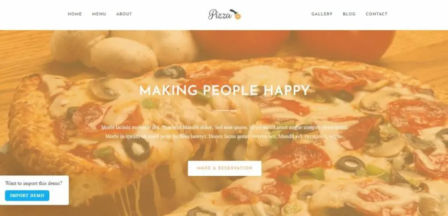 10 Best WordPress Restaurant Themes Review 9 oceanwp