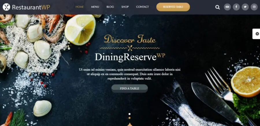 10 Best WordPress Restaurant Themes Review 4 restaurantwp