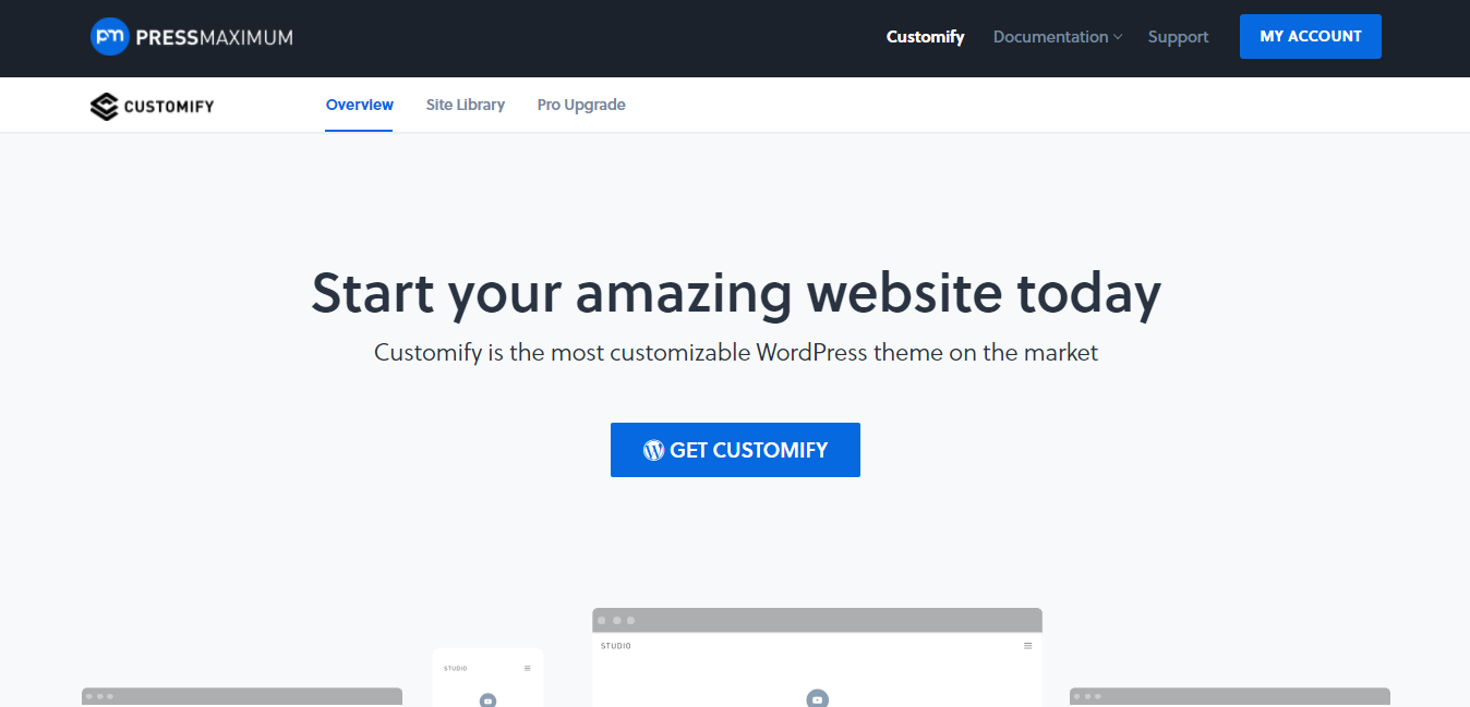 30 Best Elementor Templates and Themes (Free & Paid) 20 customify