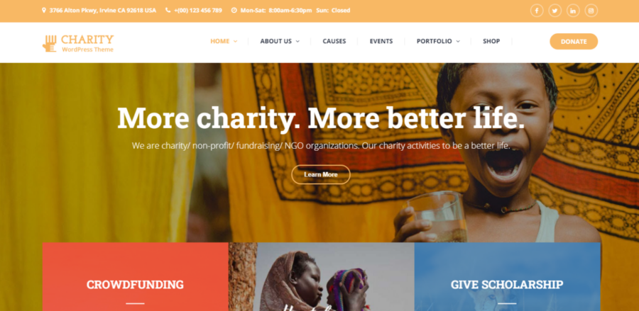 30 Best Elementor Templates and Themes (Free & Paid) 18 charitix