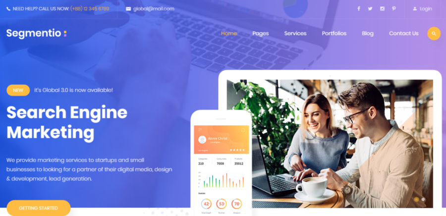 30 Best Elementor Templates and Themes (Free & Paid) 16 SegmentIO elementor templates