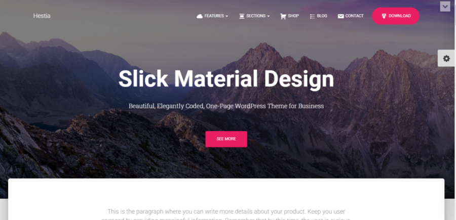 30 Best Elementor Templates and Themes (Free & Paid) 9 hestia pro elementor templates