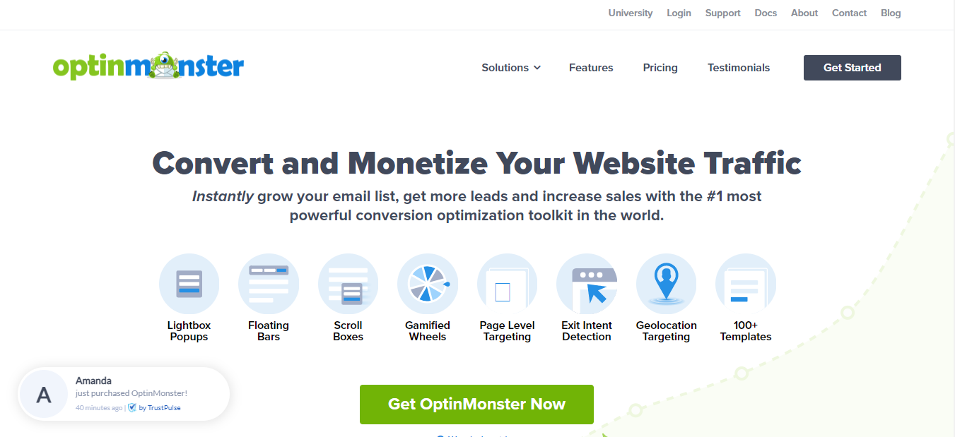 optinmonster wordpress popup plugin