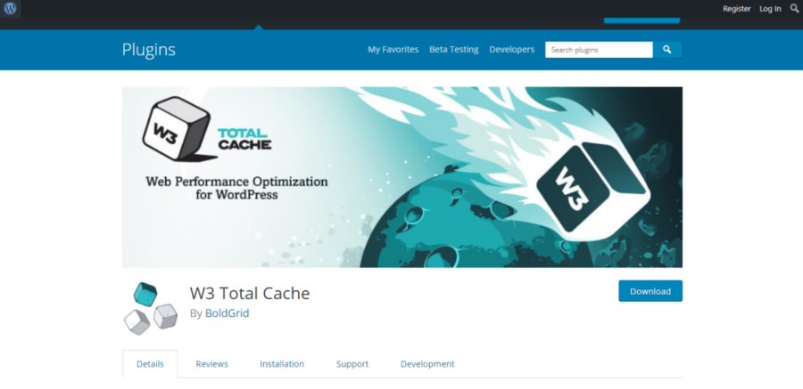 w3 total cache wordpress cache plugin