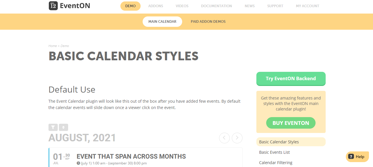 10 Best WordPress Calendar Plugin 6 eventon premium multi concept wordpress event plugin