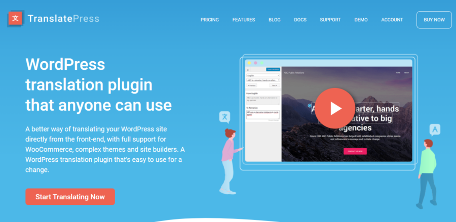 translatepress wordpress translate plugin