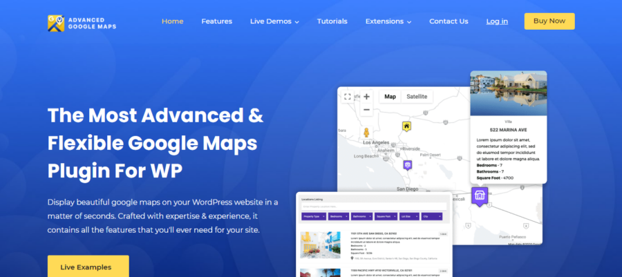 advance google maps