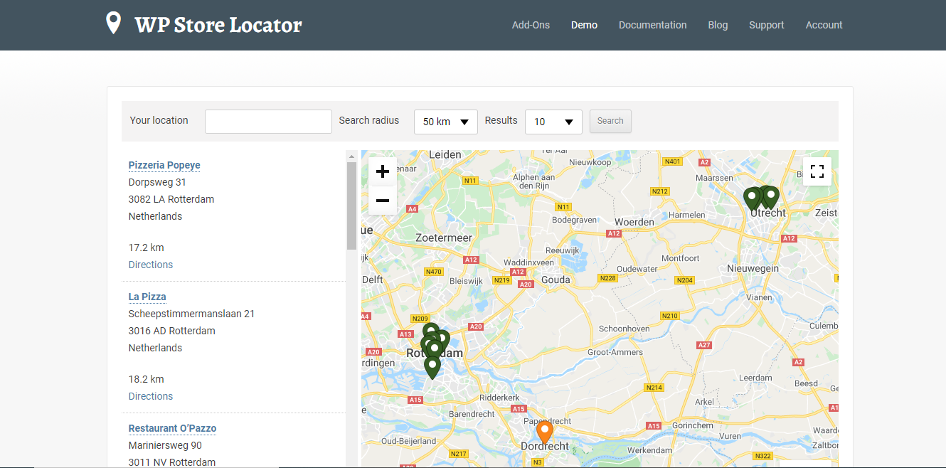 wp store locator