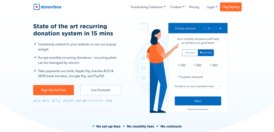 Best WordPress Donation Plugins - Review 6 donorbox