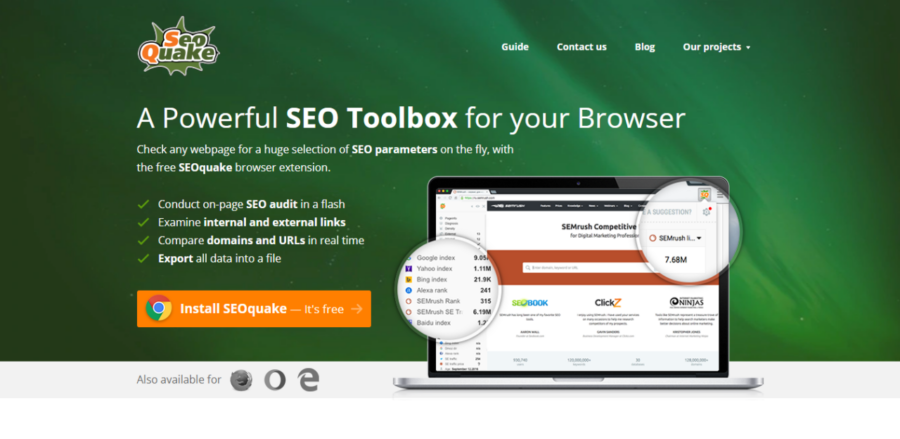 7+ Best SEO Plugins for WordPress (Free & Paid) 8 seoquake