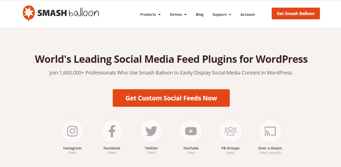 smash ballon wordpress social media plugin