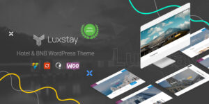 LuxStay Hotel & Travel WordPress Theme