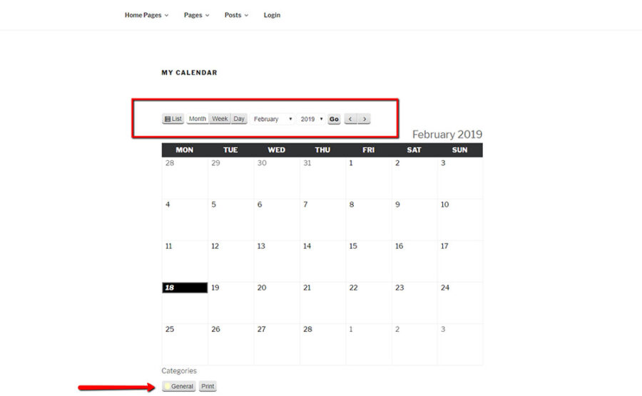 my calendar free and attractive wordpress calendar plugin