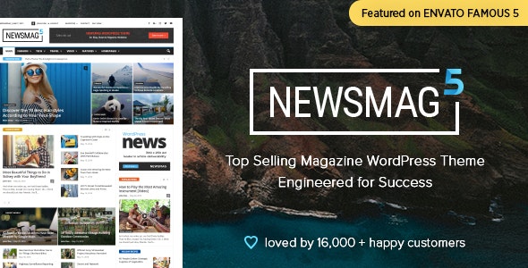 Newsmag – Newspaper & Magazine WordPress Theme