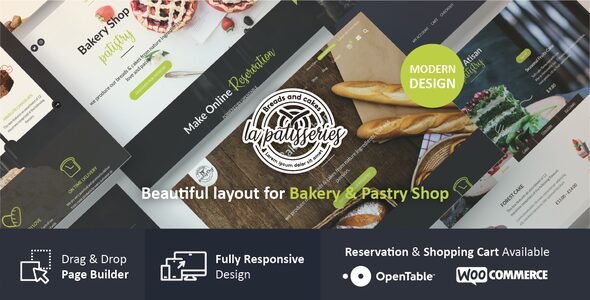 Patistry Cake & Bakery WordPress Theme