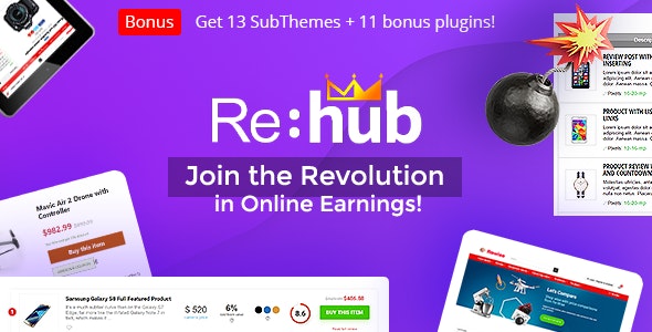 REHub – Multi Vendor Marketplace for WordPress