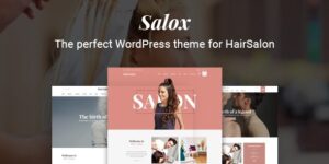 Salox Hair Salon WordPress Theme