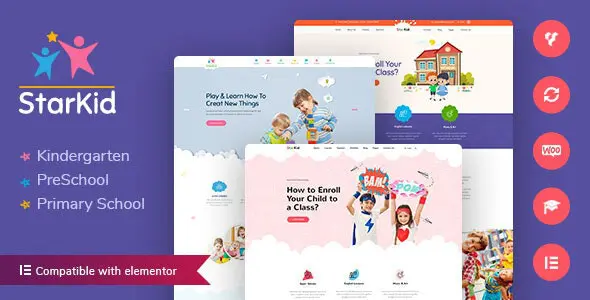 StarKid | Kindergarten WordPress Theme 1 StarKid Kindergarten WordPress Theme