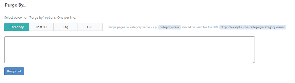 purge by