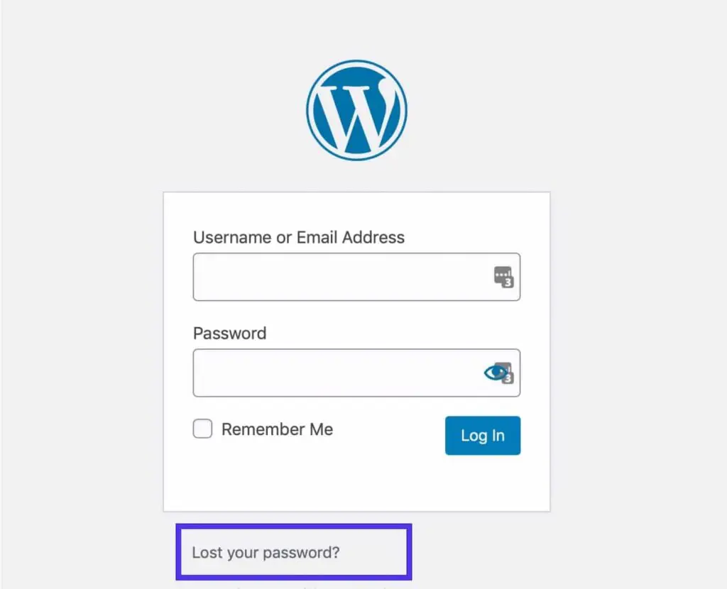 How to Change Password in Your WordPress Site 2 wordpress reset password