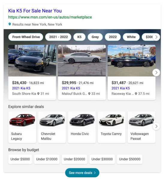 bing kia for sale