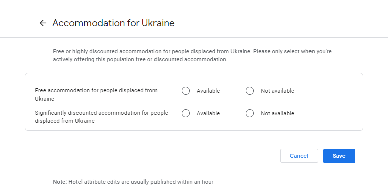 accomondation for ukgraine google hotels