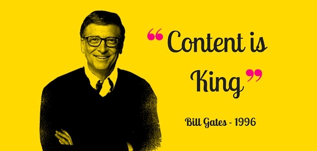 content is king