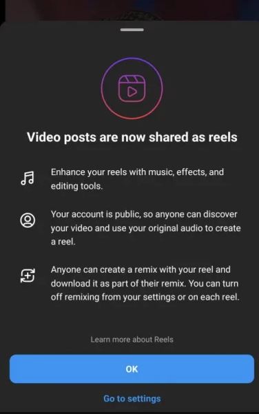 instagram video reels