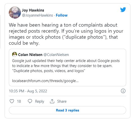 google business profile duplicate photos